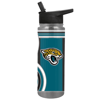 NFL Jacksonville Jaguars 24oz Cool Vibes Jr. Thirst Hydration Water Bottle