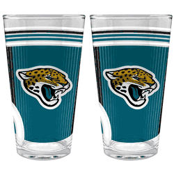 NFL Jacksonville Jaguars 2pc Pint Glass Set
