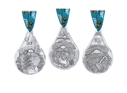 NFL Jacksonville Jaguars 3-Piece Gridiron Gnomes Ornament Set