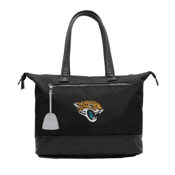 NFL Jacksonville Jaguars Laptop Tote Bag with Colored Zipper Pull Accessory