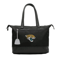 NFL Jacksonville Jaguars Laptop Tote Bag with Colored Zipper Pull Accessory