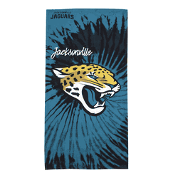 NFL Jacksonville Jaguars Pyschedlic Beach Towel
