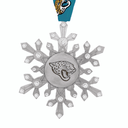 NFL Jacksonville Jaguars Snowflake Collectible Ornament