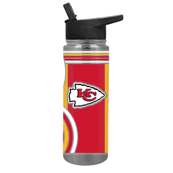 NFL Kansas City Chiefs 24oz Cool Vibes Jr. Thirst Hydration Water Bottle