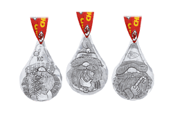 NFL Kansas City Chiefs 3-Piece Gridiron Gnomes Ornament Set