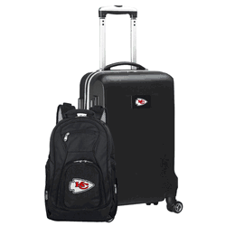 NFL Kansas City Chiefs Deluxe 2-Piece Backpack & Carry-On Set