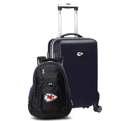 NFL Kansas City Chiefs Deluxe 2-Piece Backpack & Carry-On Set