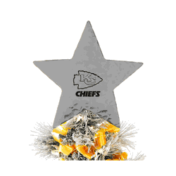 NFL Kansas City Chiefs Star Tree Topper