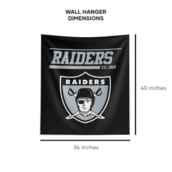 NFL Las Vegas Raiders 40 YD Dash Legacy Printed Wall Hanging
