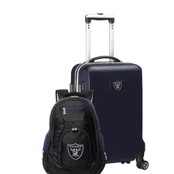 NFL Las Vegas Raiders Deluxe 2-Piece Backpack & Carry-On Set