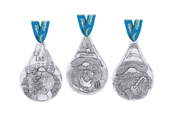 NFL Los Angeles Chargers 3-Piece Gridiron Gnomes Ornament Set