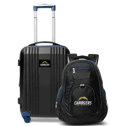 NFL Los Angeles Chargers Premium 2-Piece Backpack & Carry-On Set