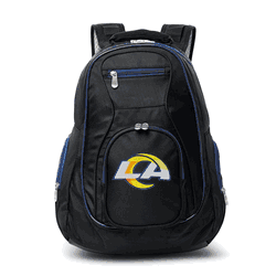 NFL Los Angeles Rams 19" Premium Laptop Backpack with Colored Trim