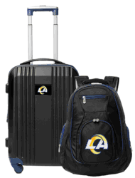 NFL Los Angeles Rams Premium 2-Piece Backpack & Carry-On Set
