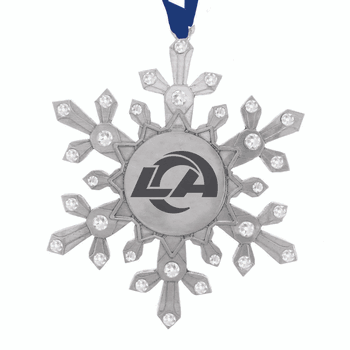 NFL Los Angeles Rams Snowflake Collectible Ornament