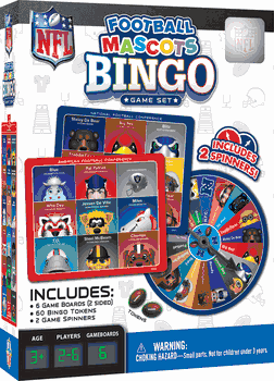 NFL Mascots Bingo Game