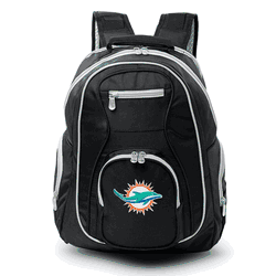 NFL Miami Dolphins 19" Premium Laptop Backpack with Colored Trim