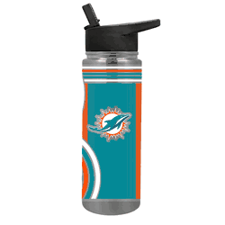 NFL Miami Dolphins 24oz Cool Vibes Jr. Thirst Hydration Water Bottle