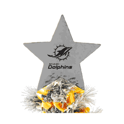 NFL Miami Dolphins Star Tree Topper