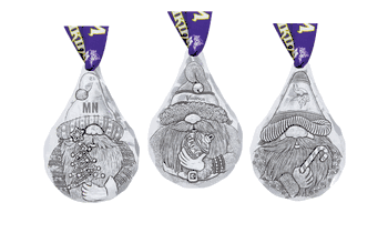 NFL Minnesota Vikings 3-Piece Gridiron Gnomes Ornament Set