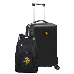 NFL Minnesota Vikings Deluxe 2-Piece Backpack & Carry-On Set