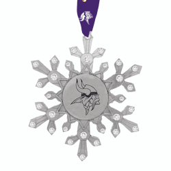 NFL Minnesota Vikings Snowflake Collectible Ornament