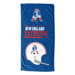 NFL New England Patriots 40 Yard Dash Legacy Printed Beach Towel