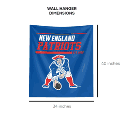 NFL New England Patriots 40 YD Dash Legacy Printed Wall Hanging
