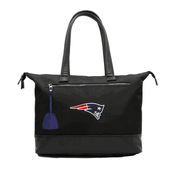 NFL New England Patriots Laptop Tote Bag with Colored Zipper Pull Accessory