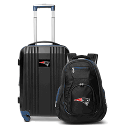 NFL New England Patriots Premium 2-Piece Backpack & Carry-On Set