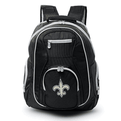 NFL New Orleans Saints 19" Premium Laptop Backpack with Colored Trim