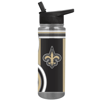 NFL New Orleans Saints 24oz Cool Vibes Jr. Thirst Hydration Water Bottle