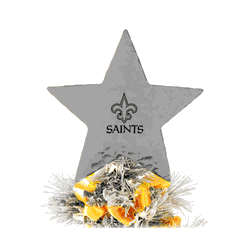 NFL New Orleans Saints Star Tree Topper