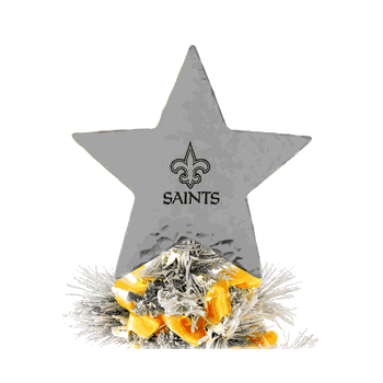 NFL New Orleans Saints Star Tree Topper