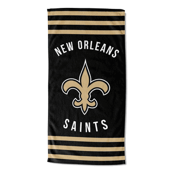 NFL New Orleans Saints Stripes Beach Towel