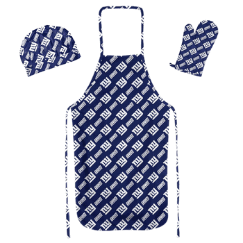 NFL New York Giants 3PC Set Apron Mitt Hat