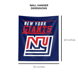 NFL New York Giants 40 YD Dash Legacy Printed Wall Hanging