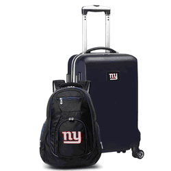 NFL New York Giants Deluxe 2-Piece Backpack & Carry-On Set