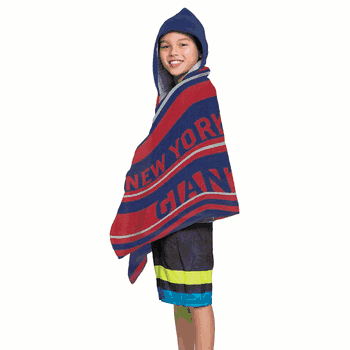 NFL New York Giants Juvy Hooded Towel