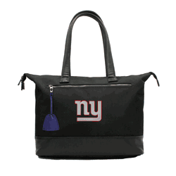 NFL New York Giants Laptop Tote Bag with Colored Zipper Pull Accessory