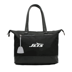 NFL New York Jets Laptop Tote Bag with Colored Zipper Pull Accessory