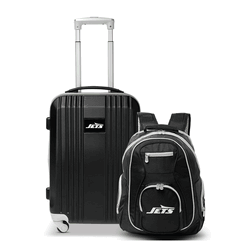 NFL New York Jets Premium 2-Piece Backpack & Carry-On Set