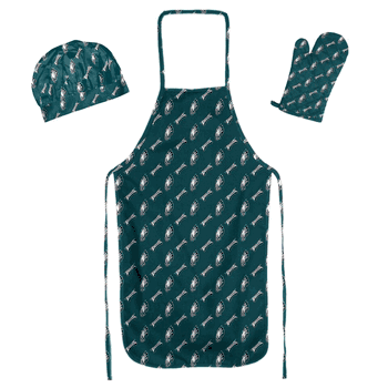 NFL Philadelphia Eagles 3PC Set Apron Mitt Hat