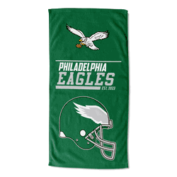 NFL Philadelphia Eagles 40 Yard Dash Legacy Printed Beach Towel