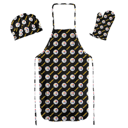 NFL Pittsburgh Steelers 3PC Set Apron Mitt Hat