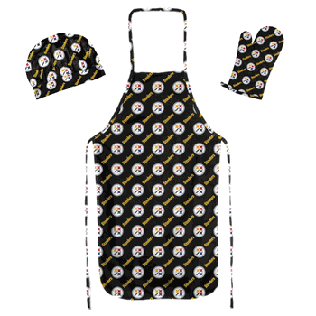 NFL Pittsburgh Steelers 3PC Set Apron Mitt Hat
