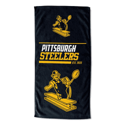 NFL Pittsburgh Steelers 40 Yard Dash Legacy Printed Beach Towel