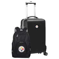NFL Pittsburgh Steelers Deluxe 2-Piece Backpack & Carry-On Set