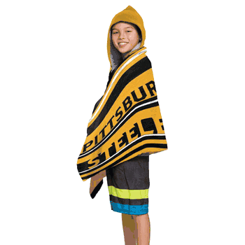 NFL Pittsburgh Steelers Juvy Hooded Towel