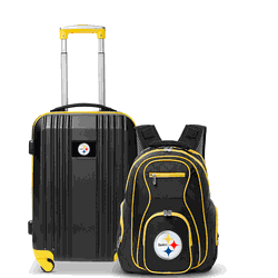 NFL Pittsburgh Steelers Premium 2-Piece Backpack & Carry-On Set